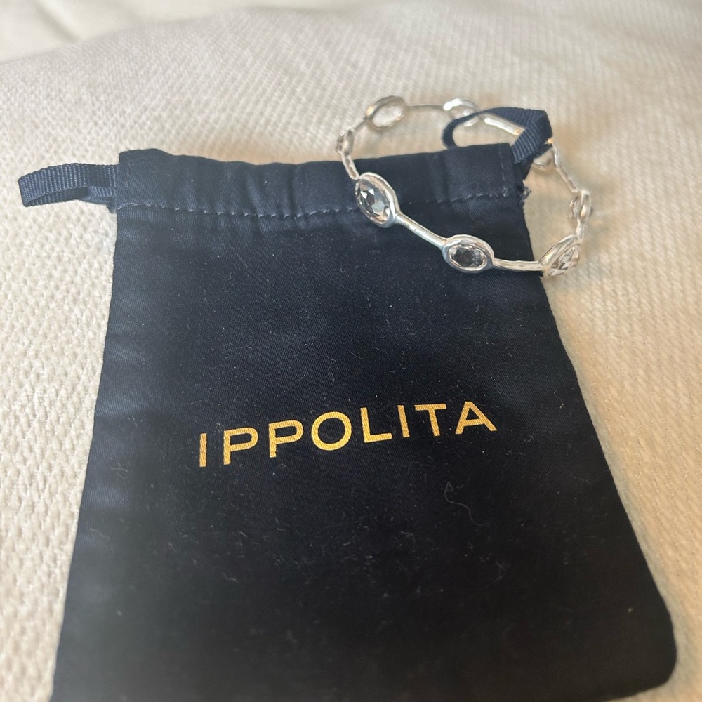 IN NEW CONDITION! IPPOLITA 8 STATION SS CRYSTAL BRACELET
